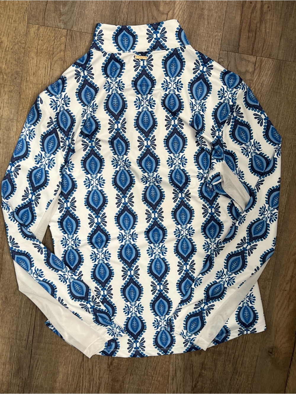 Cabana Life Women's San Sebastian Performacne Zip Top Size M - Picture 7 of 10